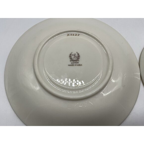 LENOX Stradivarius Blue Teacup and Saucer Retired Vintage Dinnerware Collectible - Picture 8 of 14